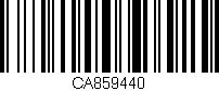 Código de barras (EAN, GTIN, SKU, ISBN): 'CA859440'