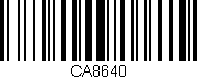 Código de barras (EAN, GTIN, SKU, ISBN): 'CA8640'