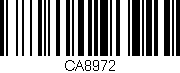Código de barras (EAN, GTIN, SKU, ISBN): 'CA8972'