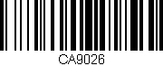 Código de barras (EAN, GTIN, SKU, ISBN): 'CA9026'
