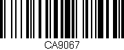 Código de barras (EAN, GTIN, SKU, ISBN): 'CA9067'