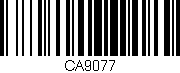 Código de barras (EAN, GTIN, SKU, ISBN): 'CA9077'