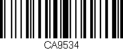 Código de barras (EAN, GTIN, SKU, ISBN): 'CA9534'