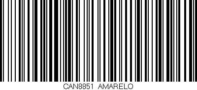Código de barras (EAN, GTIN, SKU, ISBN): 'CAN8851/AMARELO'