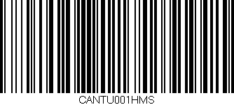 Código de barras (EAN, GTIN, SKU, ISBN): 'CANTU001HMS'