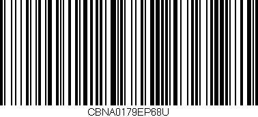 Código de barras (EAN, GTIN, SKU, ISBN): 'CBNA0179EP68U'