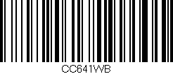 Código de barras (EAN, GTIN, SKU, ISBN): 'CC641WB'