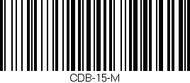 Código de barras (EAN, GTIN, SKU, ISBN): 'CDB-15-M'