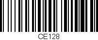 Código de barras (EAN, GTIN, SKU, ISBN): 'CE128'