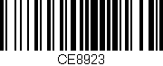 Código de barras (EAN, GTIN, SKU, ISBN): 'CE8923'
