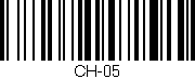 Código de barras (EAN, GTIN, SKU, ISBN): 'CH-05'