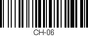 Código de barras (EAN, GTIN, SKU, ISBN): 'CH-06'