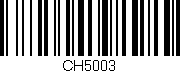 Código de barras (EAN, GTIN, SKU, ISBN): 'CH5003'