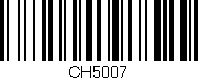 Código de barras (EAN, GTIN, SKU, ISBN): 'CH5007'