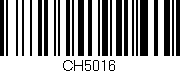 Código de barras (EAN, GTIN, SKU, ISBN): 'CH5016'