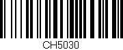 Código de barras (EAN, GTIN, SKU, ISBN): 'CH5030'