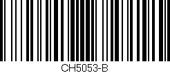 Código de barras (EAN, GTIN, SKU, ISBN): 'CH5053-B'