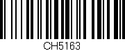 Código de barras (EAN, GTIN, SKU, ISBN): 'CH5163'