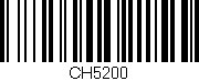 Código de barras (EAN, GTIN, SKU, ISBN): 'CH5200'