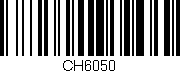 Código de barras (EAN, GTIN, SKU, ISBN): 'CH6050'