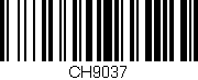 Código de barras (EAN, GTIN, SKU, ISBN): 'CH9037'
