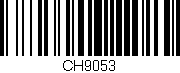 Código de barras (EAN, GTIN, SKU, ISBN): 'CH9053'
