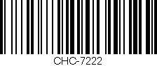 Código de barras (EAN, GTIN, SKU, ISBN): 'CHC-7222'