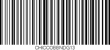 Código de barras (EAN, GTIN, SKU, ISBN): 'CHICCOBBNDG13'