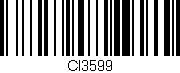 Código de barras (EAN, GTIN, SKU, ISBN): 'CI3599'