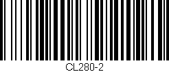 Código de barras (EAN, GTIN, SKU, ISBN): 'CL280-2'