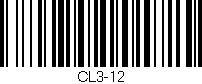 Código de barras (EAN, GTIN, SKU, ISBN): 'CL3-12'