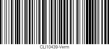 Código de barras (EAN, GTIN, SKU, ISBN): 'CLI10439-Verm'