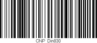 Código de barras (EAN, GTIN, SKU, ISBN): 'CNP_Din830'