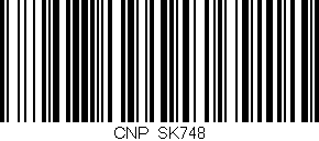 Código de barras (EAN, GTIN, SKU, ISBN): 'CNP_SK748'