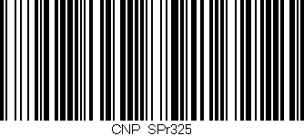 Código de barras (EAN, GTIN, SKU, ISBN): 'CNP_SPr325'