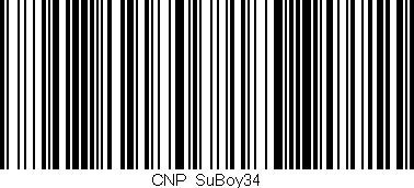 Código de barras (EAN, GTIN, SKU, ISBN): 'CNP_SuBoy34'
