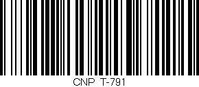 Código de barras (EAN, GTIN, SKU, ISBN): 'CNP_T-791'