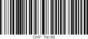 Código de barras (EAN, GTIN, SKU, ISBN): 'CNP_Ttb180'