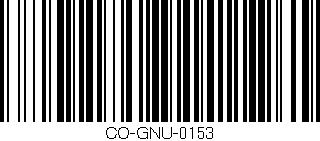 Código de barras (EAN, GTIN, SKU, ISBN): 'CO-GNU-0153'