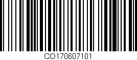 Código de barras (EAN, GTIN, SKU, ISBN): 'CO170607101'