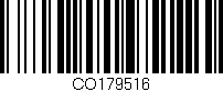 Código de barras (EAN, GTIN, SKU, ISBN): 'CO179516'