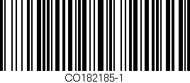 Código de barras (EAN, GTIN, SKU, ISBN): 'CO182185-1'