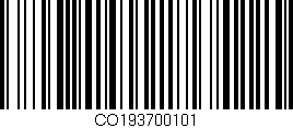 Código de barras (EAN, GTIN, SKU, ISBN): 'CO193700101'