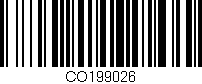 Código de barras (EAN, GTIN, SKU, ISBN): 'CO199026'