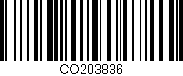 Código de barras (EAN, GTIN, SKU, ISBN): 'CO203836'