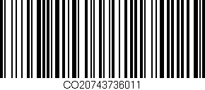 Código de barras (EAN, GTIN, SKU, ISBN): 'CO20743736011'