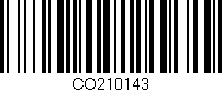Código de barras (EAN, GTIN, SKU, ISBN): 'CO210143'