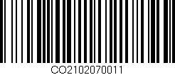 Código de barras (EAN, GTIN, SKU, ISBN): 'CO2102070011'