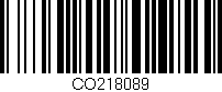 Código de barras (EAN, GTIN, SKU, ISBN): 'CO218089'