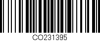 Código de barras (EAN, GTIN, SKU, ISBN): 'CO231395'